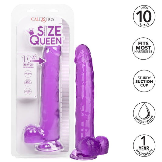 DILDO QUEEN TAMANHO ROXO 25.5 CM