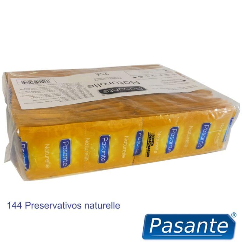 PRESERVATIVOS NATURELLE PASANTE 144 UNIDADES