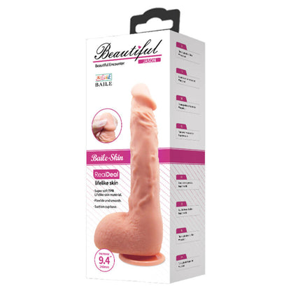 DILDO REALISTA JASON NATURAL 24 CM