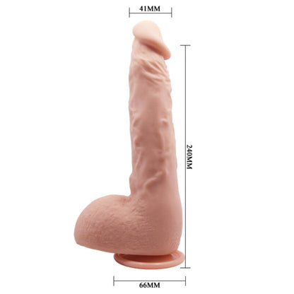 DILDO REALISTA JASON NATURAL 24 CM