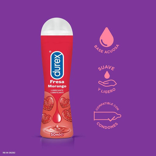 LUBRIFICANTE DUREX PLAY MORANGO 50 ML