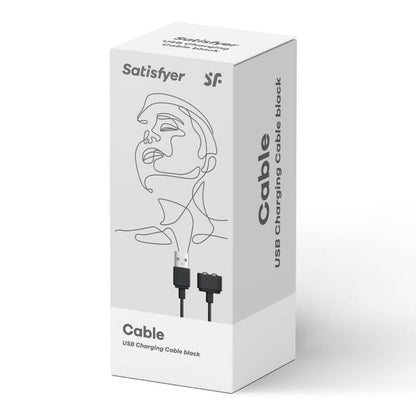 FIO DE CARGA SATISFYER - PRETO
