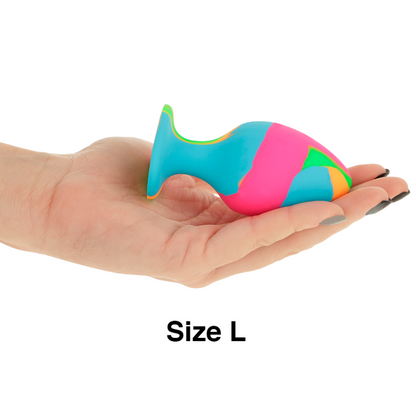 CONJUNTO DE PLUG ANAL DE SILICONE MULTICOLORIDO