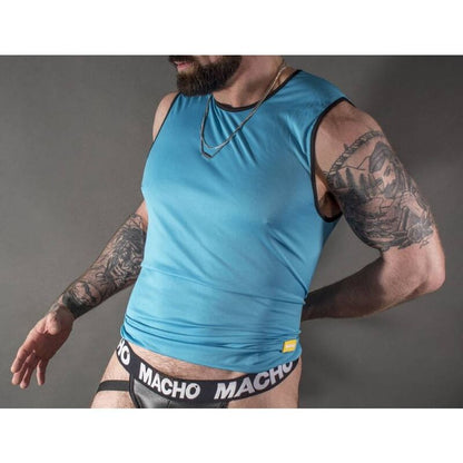 CAMISETA AZUL MACHO