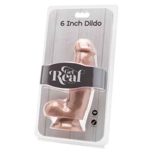 DILDO 12 CM COM BOLAS PELE