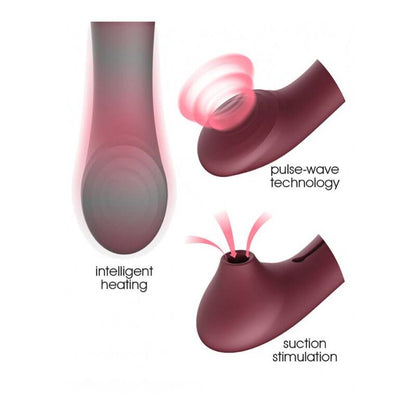 VIBRADOR QUEEN SET PULSE WAVE CLIT STIM