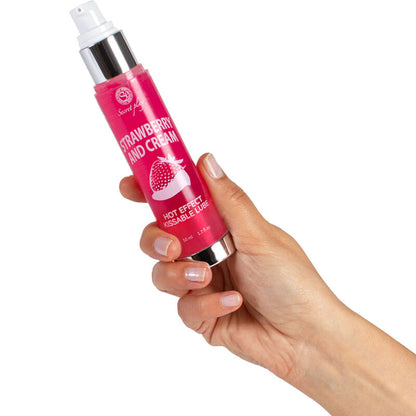 LUBRIFICANTE 2-1 EFEITO TÉRMICO MORANGO E CREME 50 ML