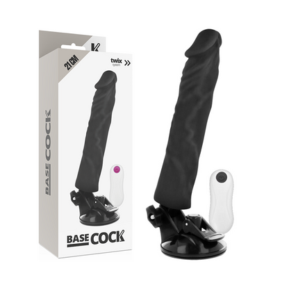 VIBRADOR REALÍSTICO CONTROLE REMOTO NATURAL 21 CM -O- 4 CM