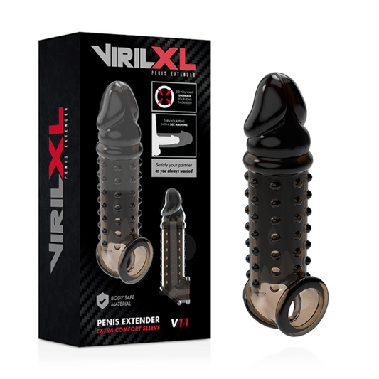 EXTENSÃO E BAINHA DO PÉNIS V11 PRETA