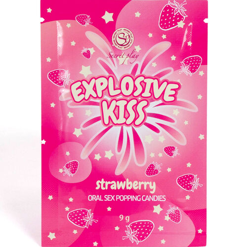 DOCES EXPLOSIVOS DE MORANGO