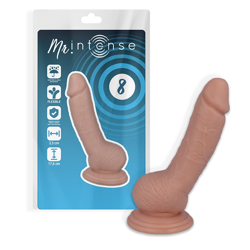 8 REALISTIC PENIS 17.6 CM -O- 3.5 CM