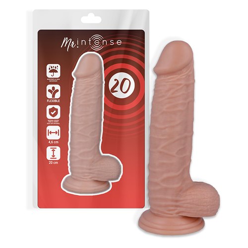 20 REALISTIC PENIS 20 CM -O- 4.6 CM
