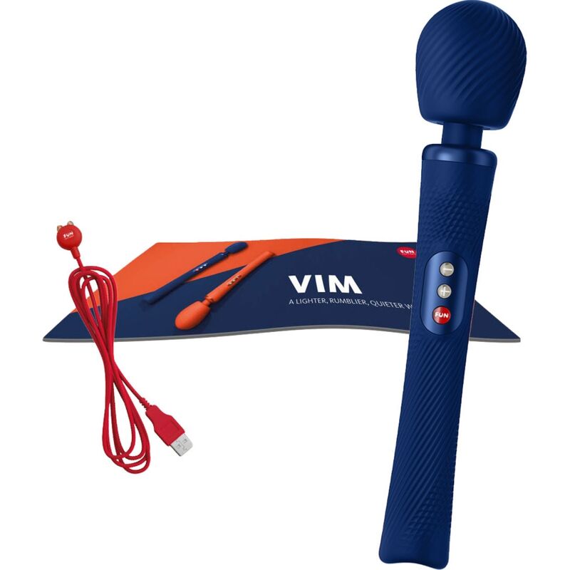 VIBRADOR VIM SILICONE RECARREGÁVEL VIBRATÓRIA PESADA RUMBLE WAND