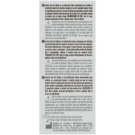 LUBRIFICANTE CONTROL INFINITY 75 ML