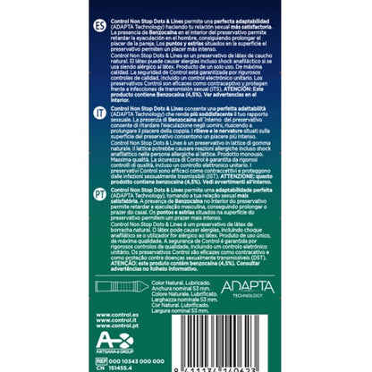 PRESERVATIVO CONTROL NONSTOP 12 UNITS