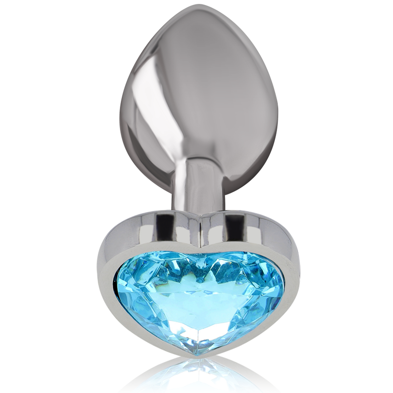 PLUG ANAL DE METAL DE ALUMÍNIO AZUL CORAO TAMANHO S