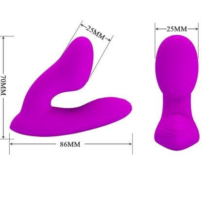 MASSAGER MELVIN CLITORIS COM CONTROLE REMOTO