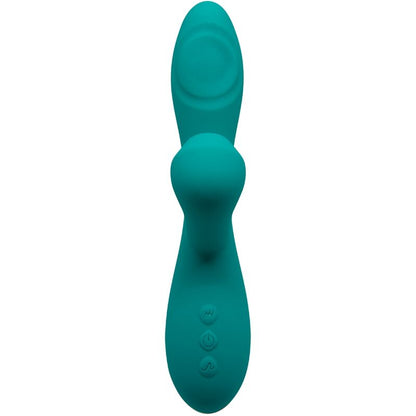 VIBRADOR CARIBBEAN SHINE E SUCKER AZUL