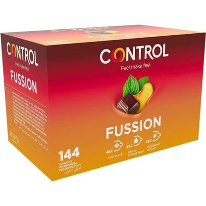 PRESERVATIVOS CONTROL ADAPTA FUSSION 144 UNITS
