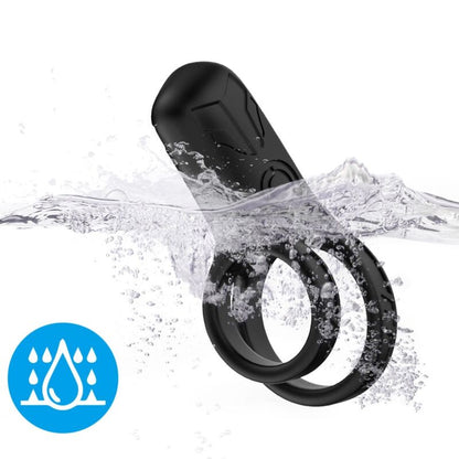 VIBRADOR DE ANEL DUPLO PRETO