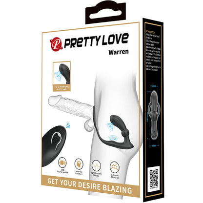 ANEL ANAL E VIBRADOR WARREN BLACK