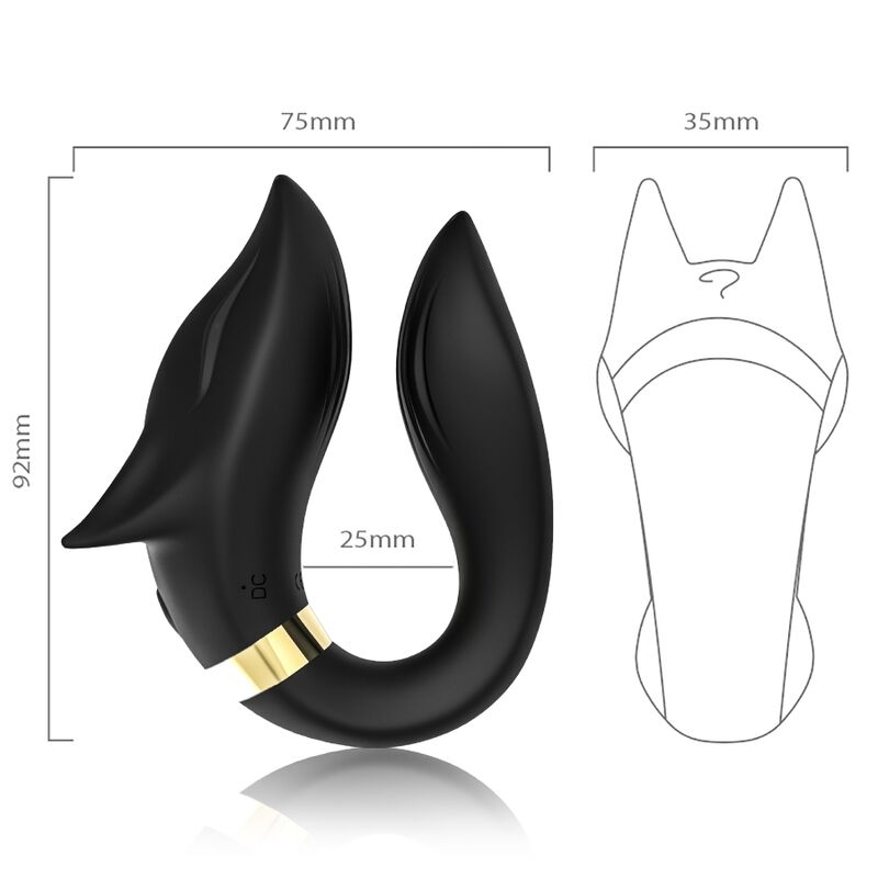 VIBRADOR FOX PARA CASAIS CONTROLE REMOTO