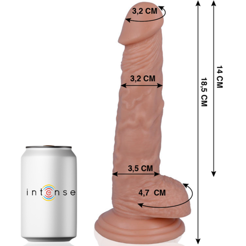 13 PÊNIS REALÍSTICO 18.5 CM -O- 3.2 CM