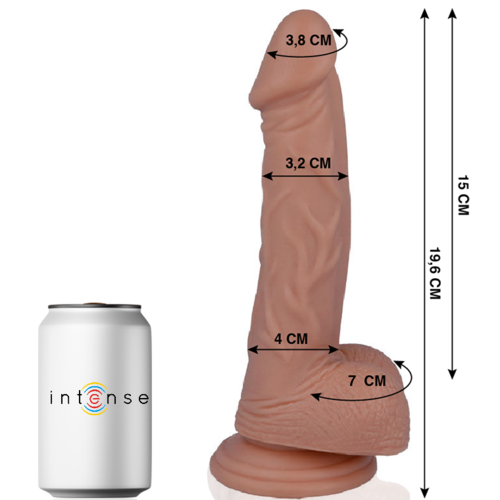 16 REALISTIC PENIS 19.6 CM -O- 3.2 CM
