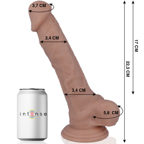 28 REALISTIC PENIS 22.3 CM -O- 3.4 CM