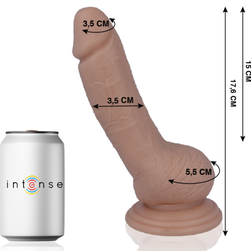 8 REALISTIC PENIS 17.6 CM -O- 3.5 CM