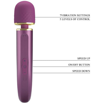 MASSAGER 7 MODOS DE VIBRAÇÃO ROXO