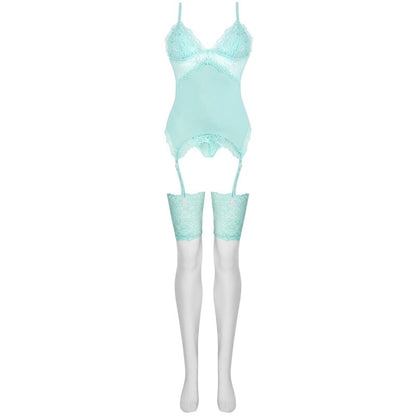 CONJUNTO PERSINNE MIT EMPORIO SET CORSET + CALCINHA + MEIAS