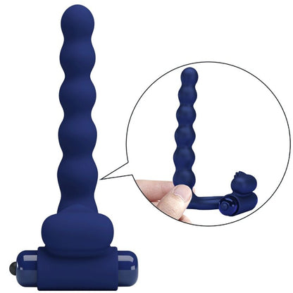 AJMAL ANEL VIBRADOR COM PLUG AZUL