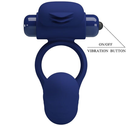 AJMAL ANEL VIBRADOR COM PLUG AZUL