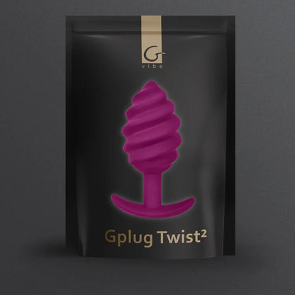 GPLUG TWIST 2 PLUG ANAL ROXO