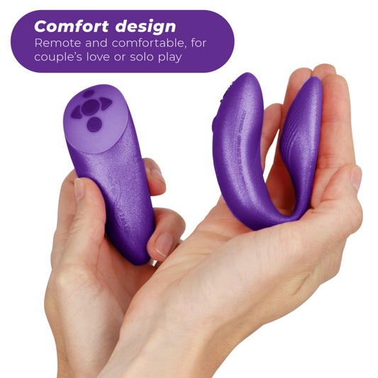 VIBRADOR CHORUS PARA CASAIS COM LILAC SQUEEZE CONTROL
