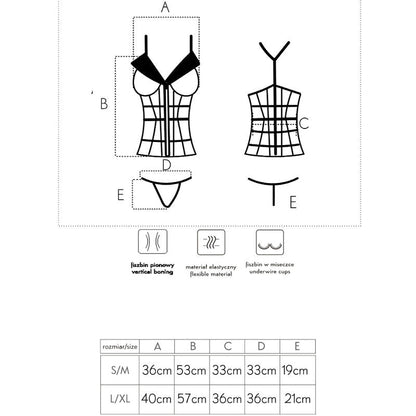 CONJUNTO LAURA CORSET + TANGA