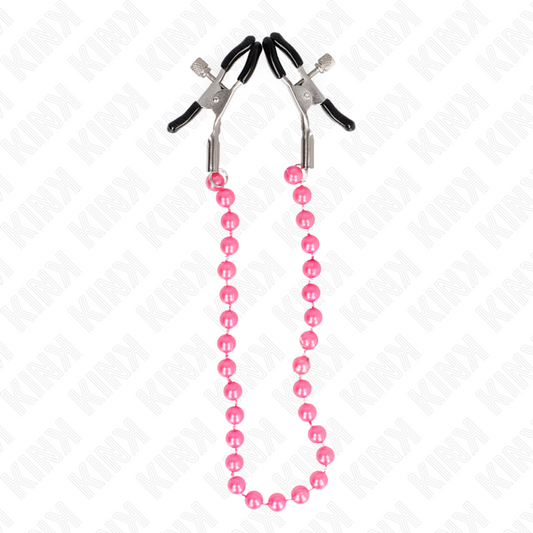 GRAMPOS DE BICOS DE CORRENTE ROXO 30 CM