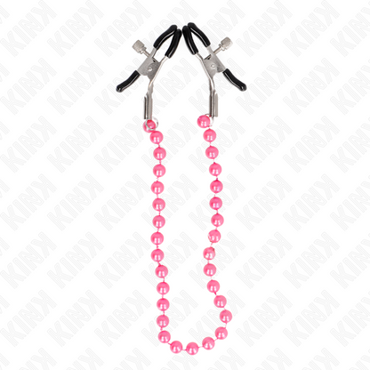 GRAMPOS DE BICOS DE CORRENTE ROXO 30 CM