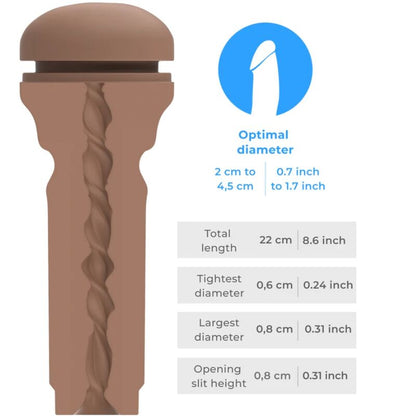 FEEL STROKER EXTRA TIGHT BUTT MÉDIO MARROM
