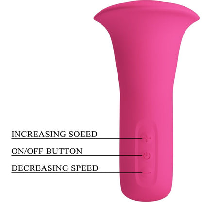 CLYDE VIBRADOR ORAL LÍNGUA VIBRANTE 12 VIBRAÇÕES ROSA