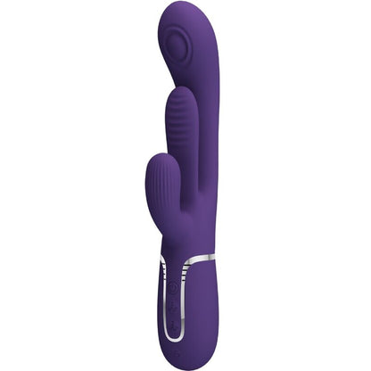 SHANIA TRIPLE RABBIT VIBRADOR MULTIFUNCIONAL ROXO