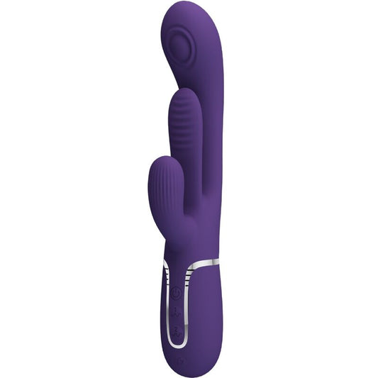 SHANIA TRIPLE RABBIT VIBRADOR MULTIFUNCIONAL ROXO