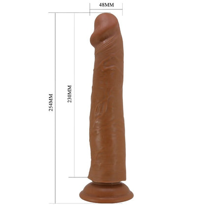 DILDO REALISTA SHARIFE 25 CM MARROM