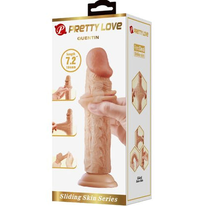 DILDO REALISTA QUENTIN 18 CM CARNE