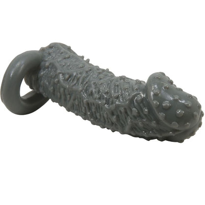 MANGA DE AMPLIAÇÃO E RETARDAMENTO DE PÊNIS REALÍSTICO MODELO 2 CINZA