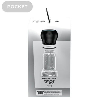 FEEL POCKET STROKER CRYSTAL POR KIIROO TRANSPARENTE