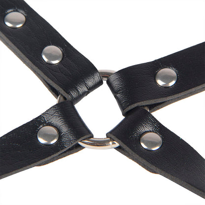 ALGEMAS COM CINTO DE BONDAGE PRETO TAMANHO ÚNICO