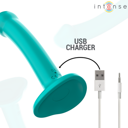 KATIE VIBRADOR COM VENTOSA 10 VIBRAÇÕES AZUL CONTROLE REMOTO