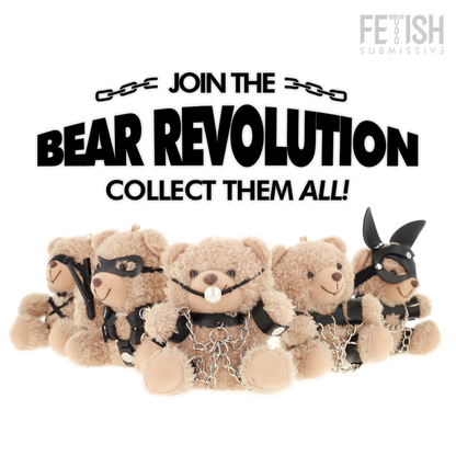 FOZZIE URSO DE PELÚCIA MODELO BDSM 3